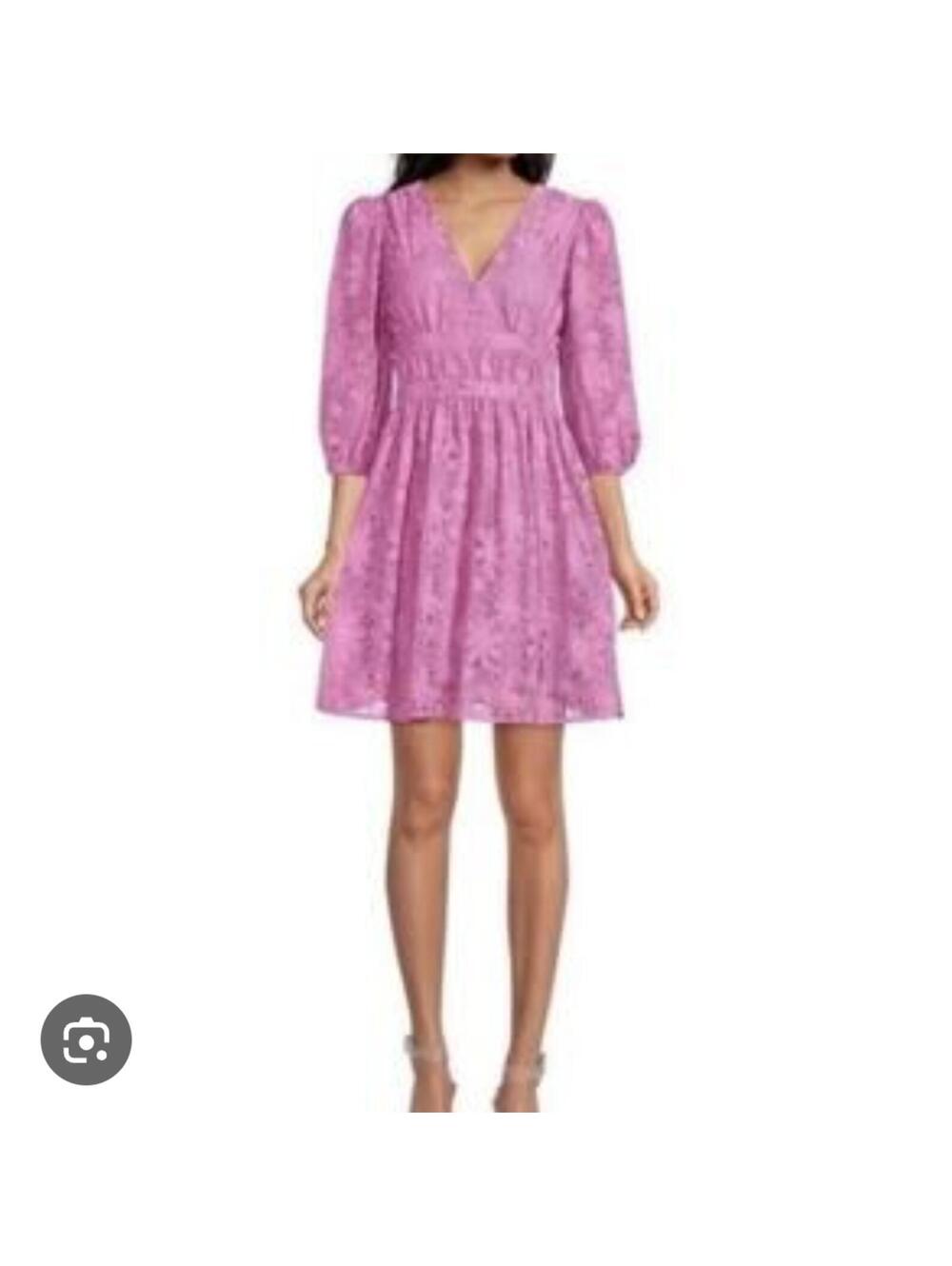 Rachel Parcell pink lace dress size 12